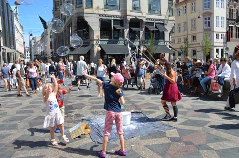 Der Ströget in Kopenhagen